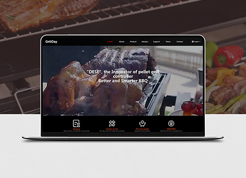 Dese Pellet Grill Bilingual International Website Development